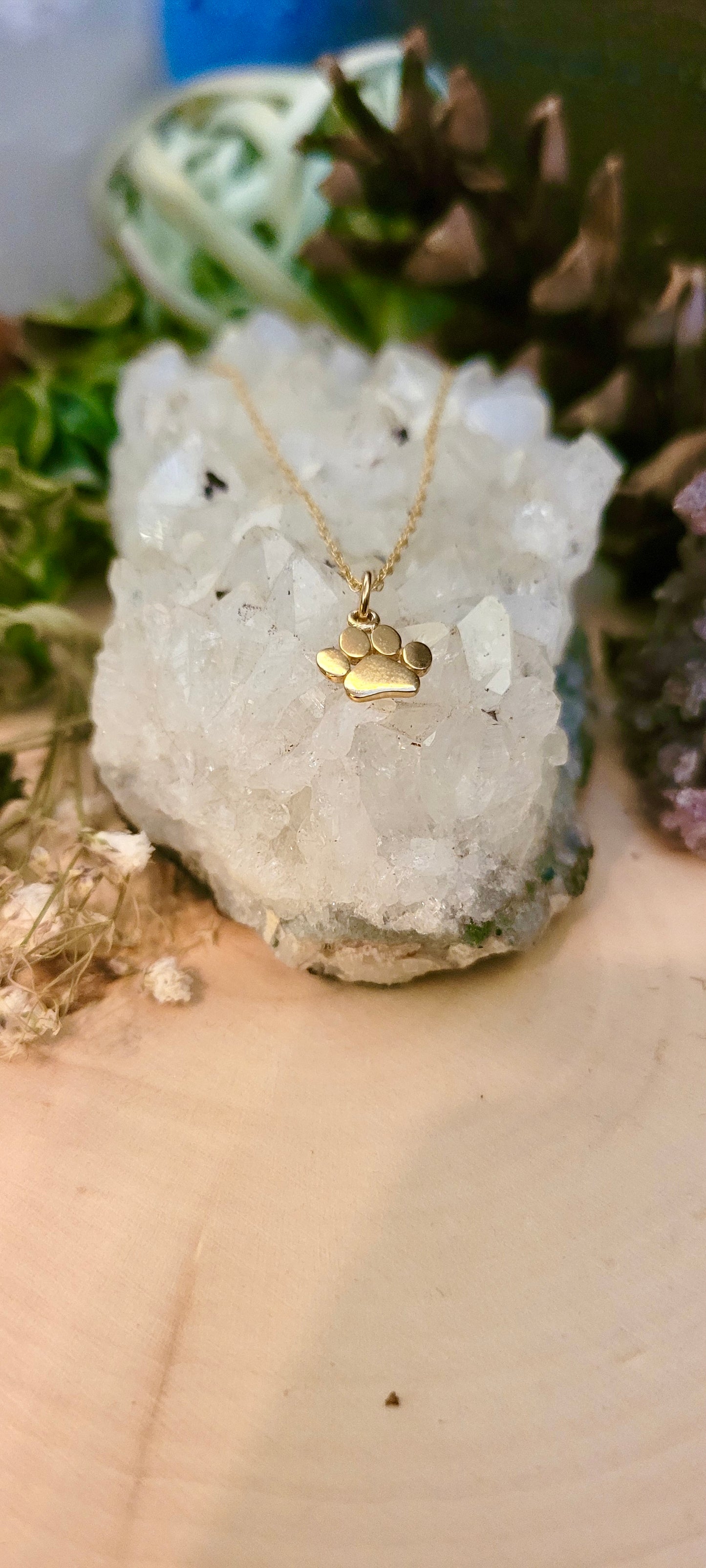 Pawprint (gold) Necklace