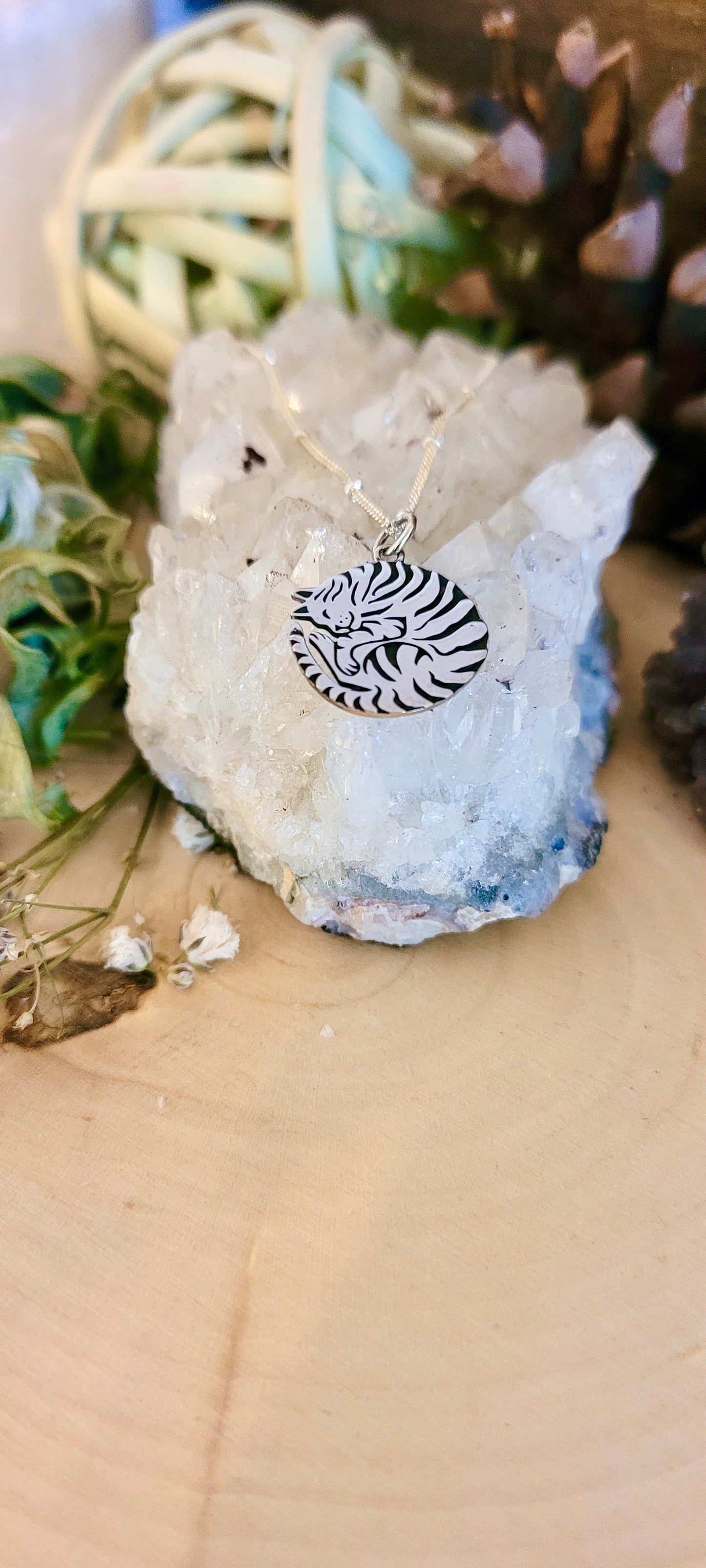 Cat Sleeping Necklace