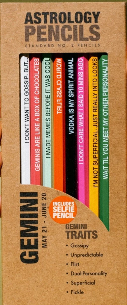 Astrology Pencils - Gemini