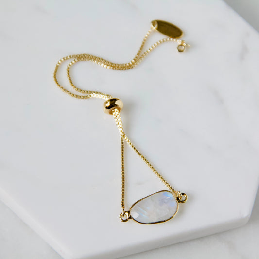 Moonstone Adjustable Bracelet