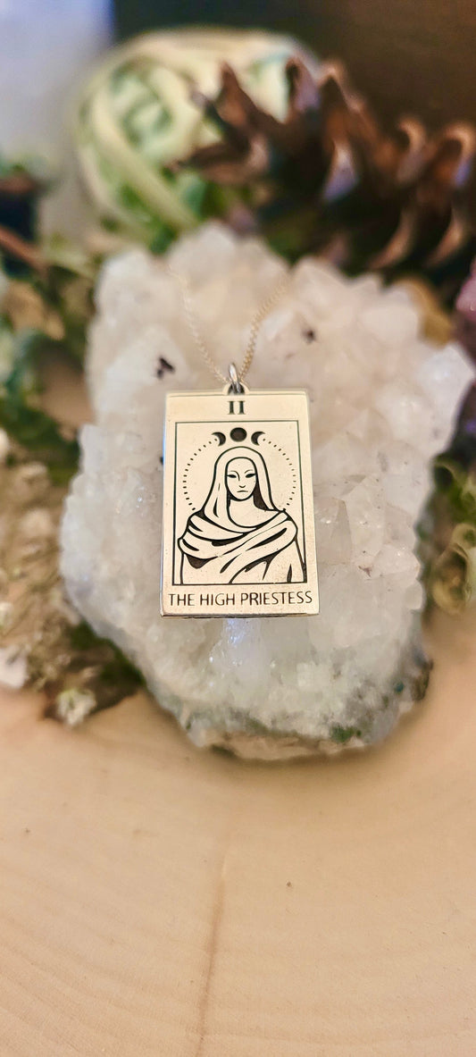 Tarot Necklace Collection - The High Priestess