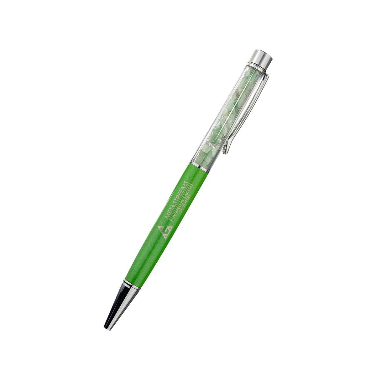 Aventurine Crystal Pen for Prosperity