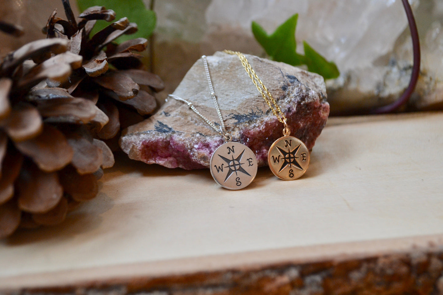 Compass necklace