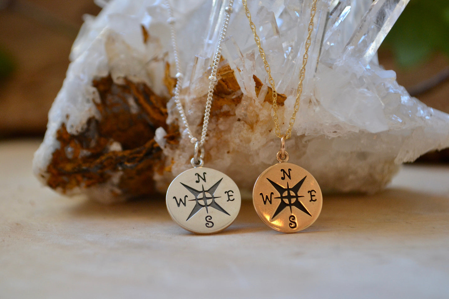 Compass necklace