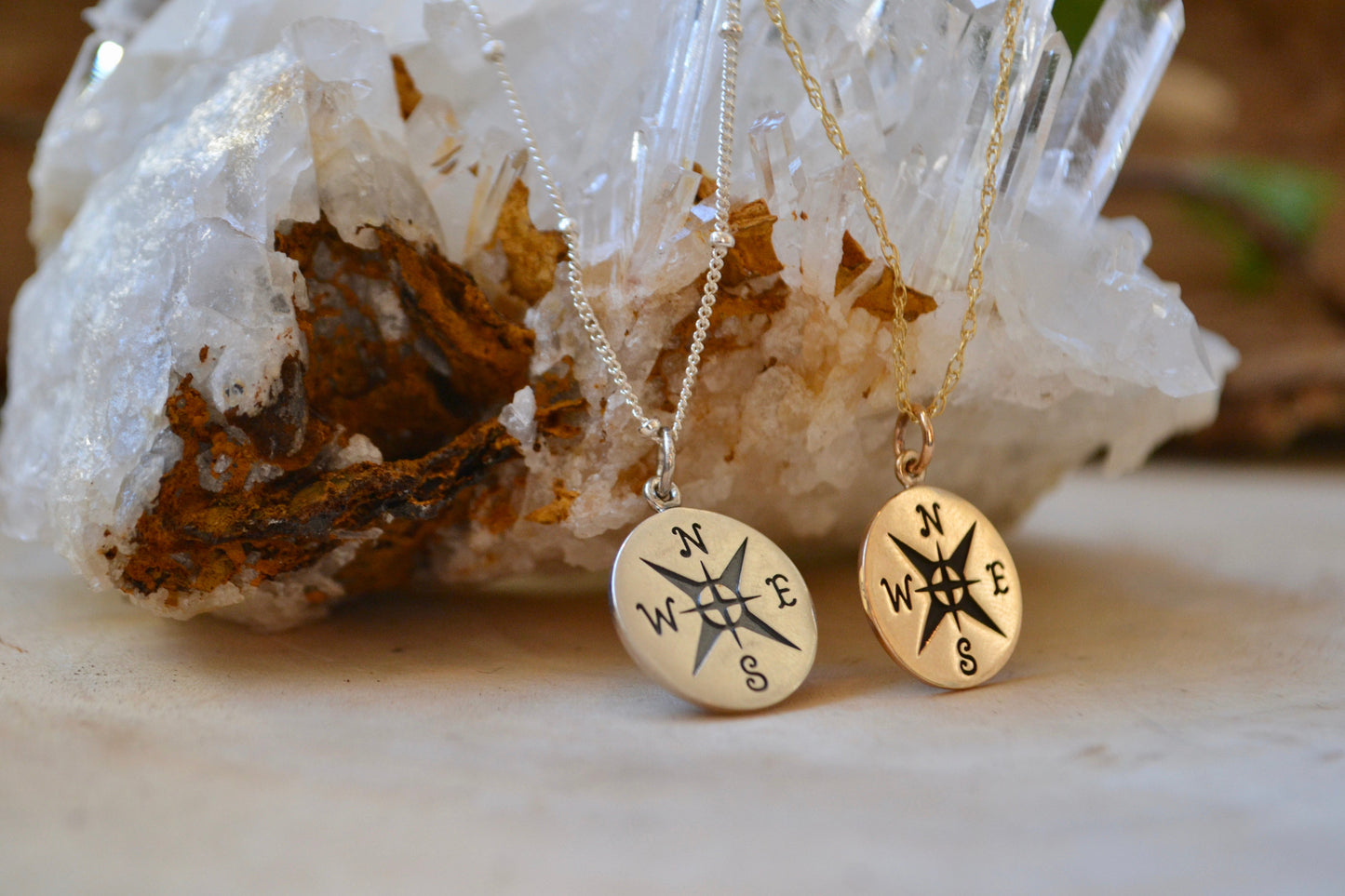 Compass necklace