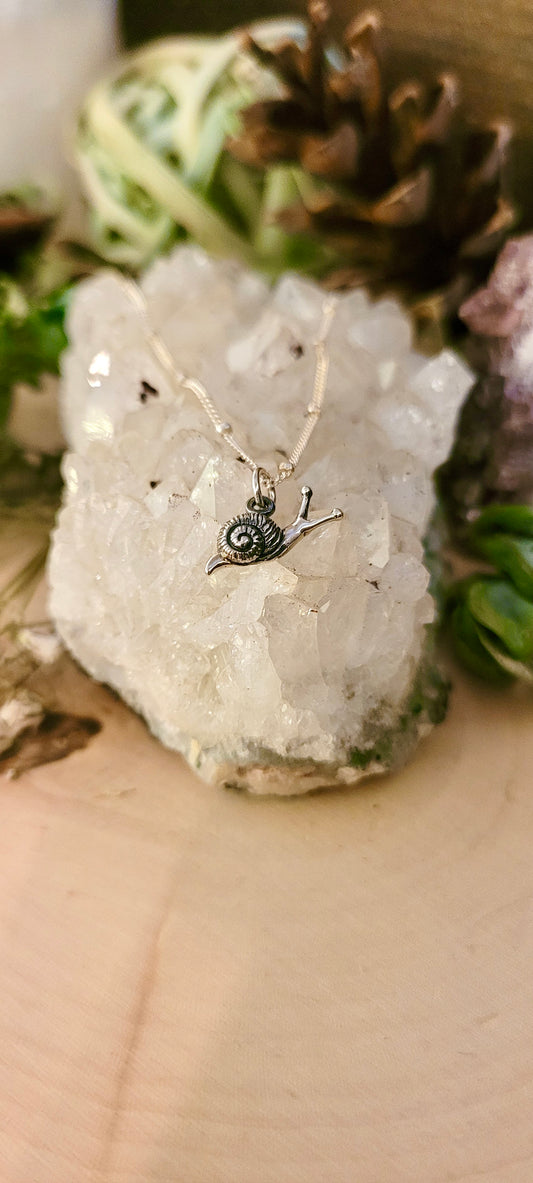 Snail necklace