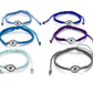 Macrome Evil Eye Enamel Pull Bracelet