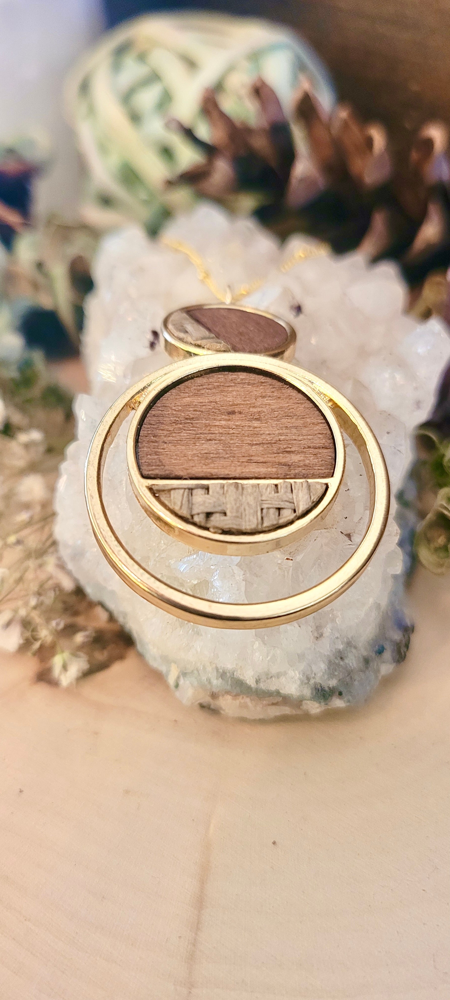 Wooden Necklace Collection  - Moonlight