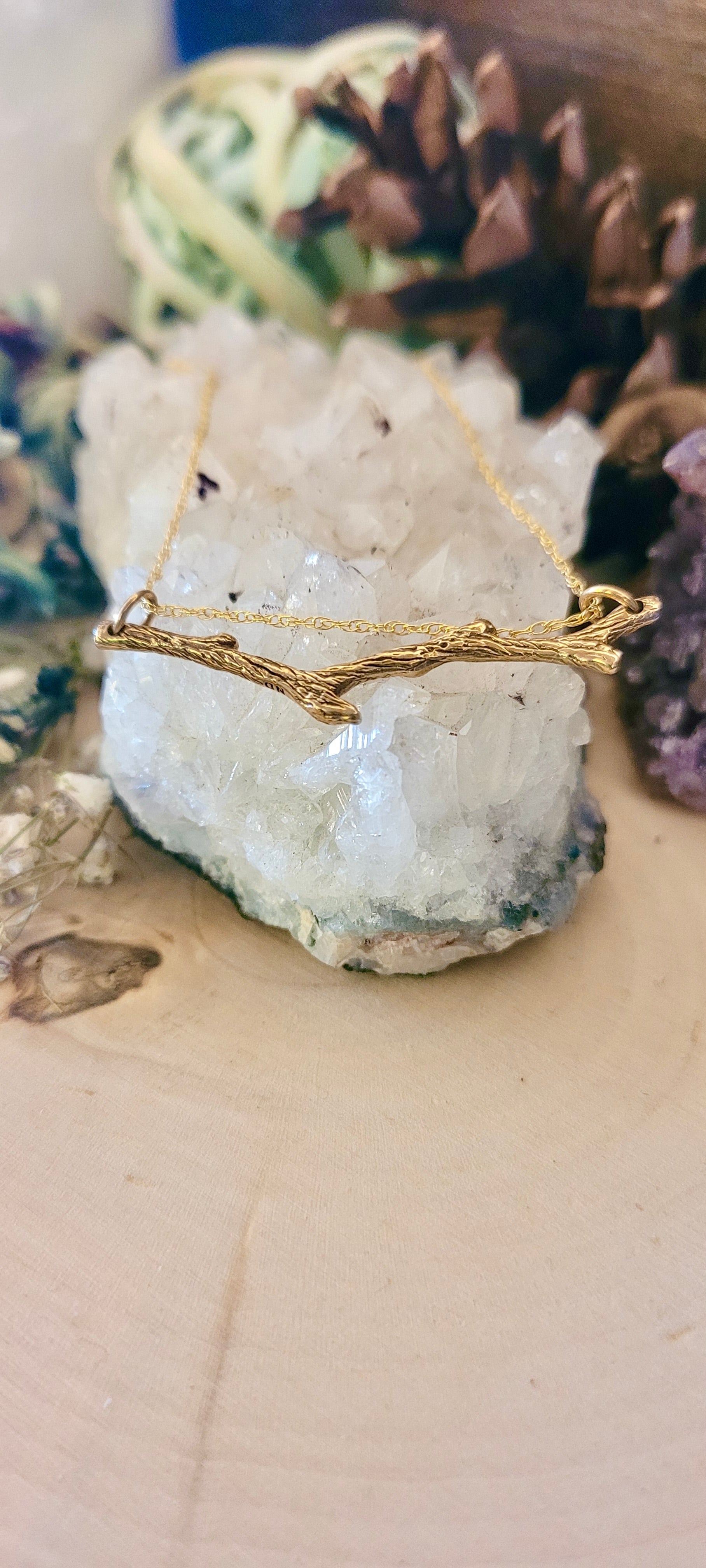 Textured Branch Gold