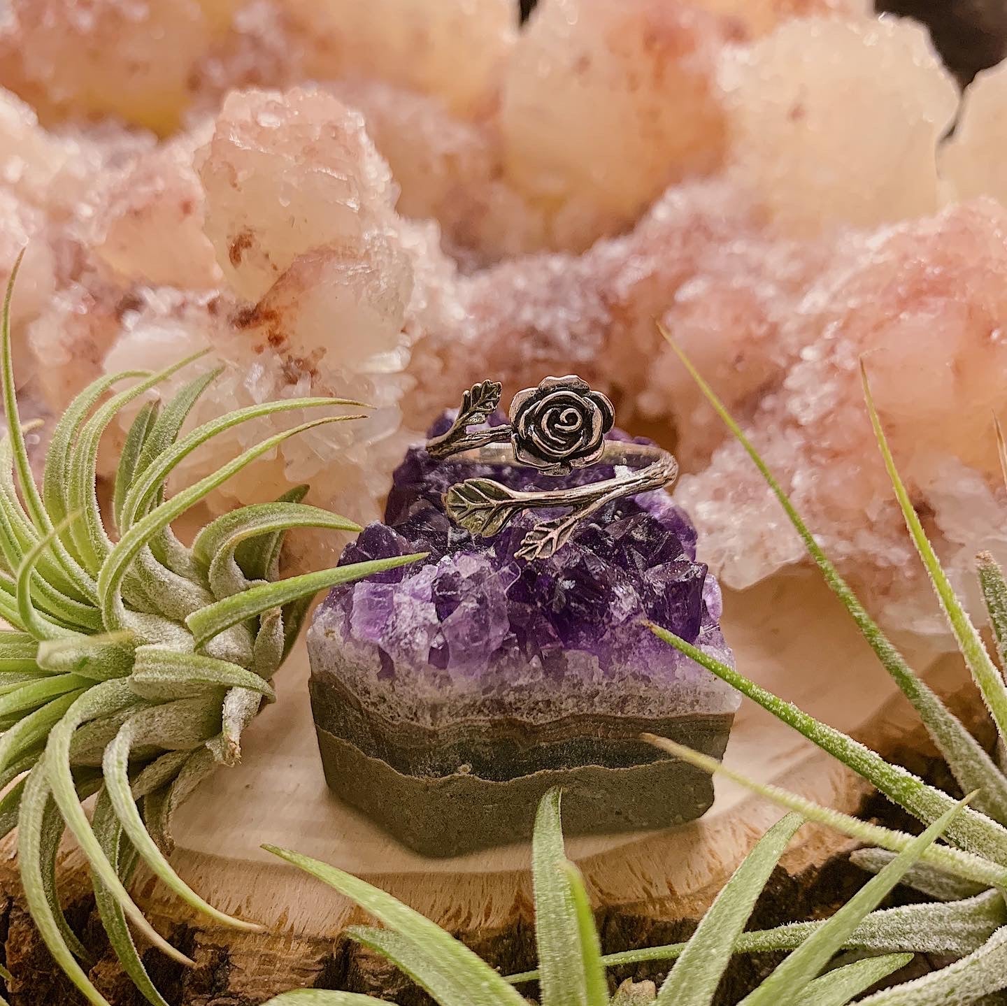 Rose w/ Stem Ring