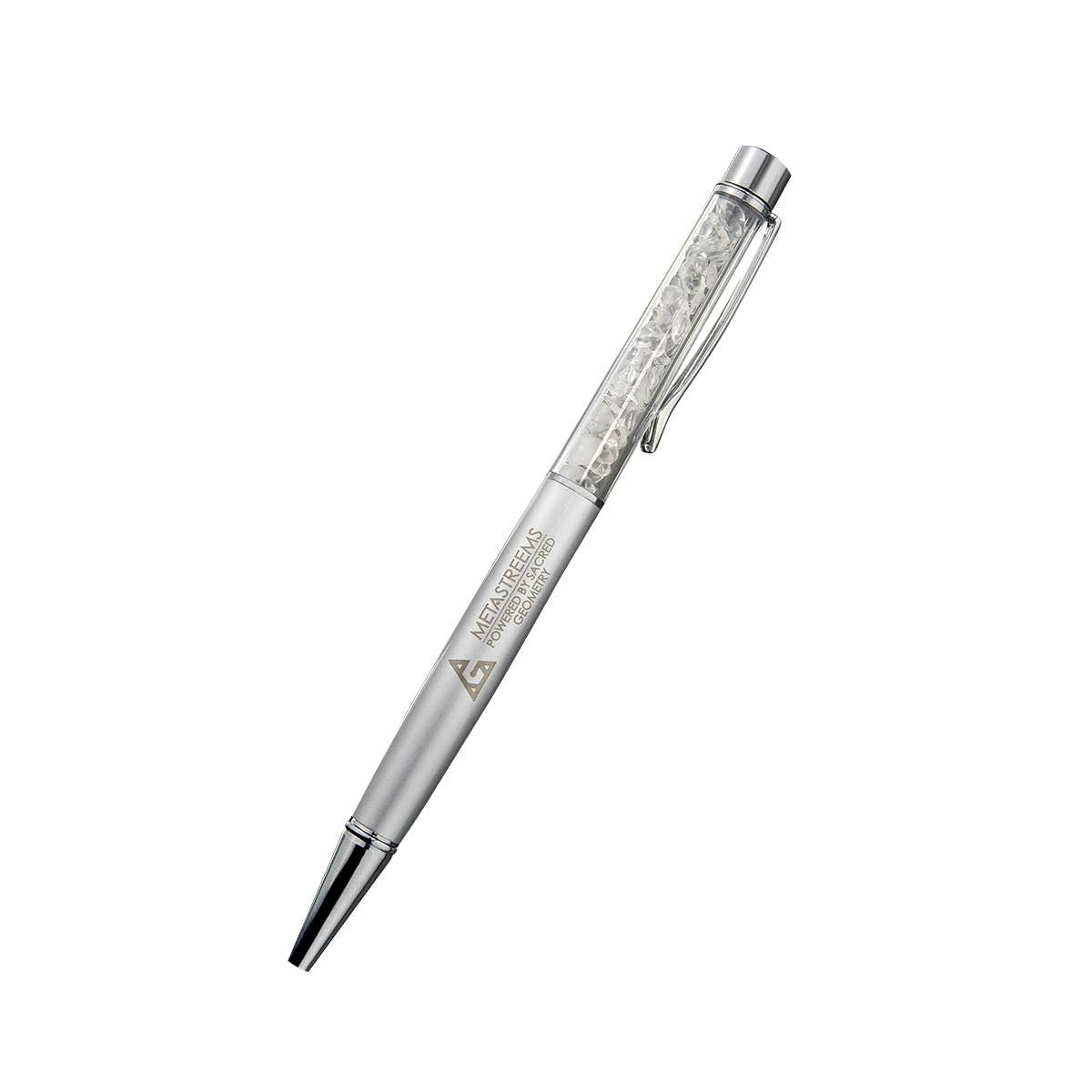 Clear Quartz Crystal Pen for Clarity