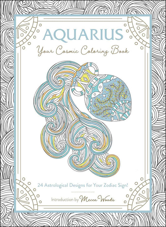 Aquarius Cosmic Coloring Book