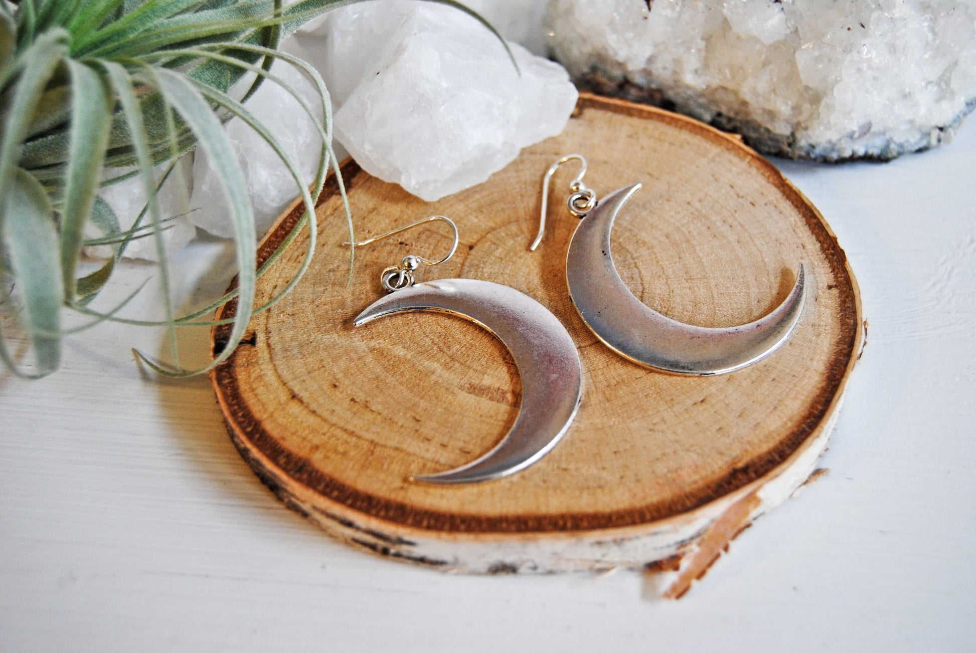 Moon goddess earrings