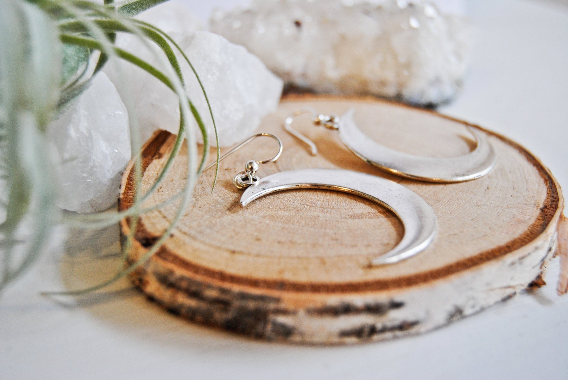 Moon goddess earrings