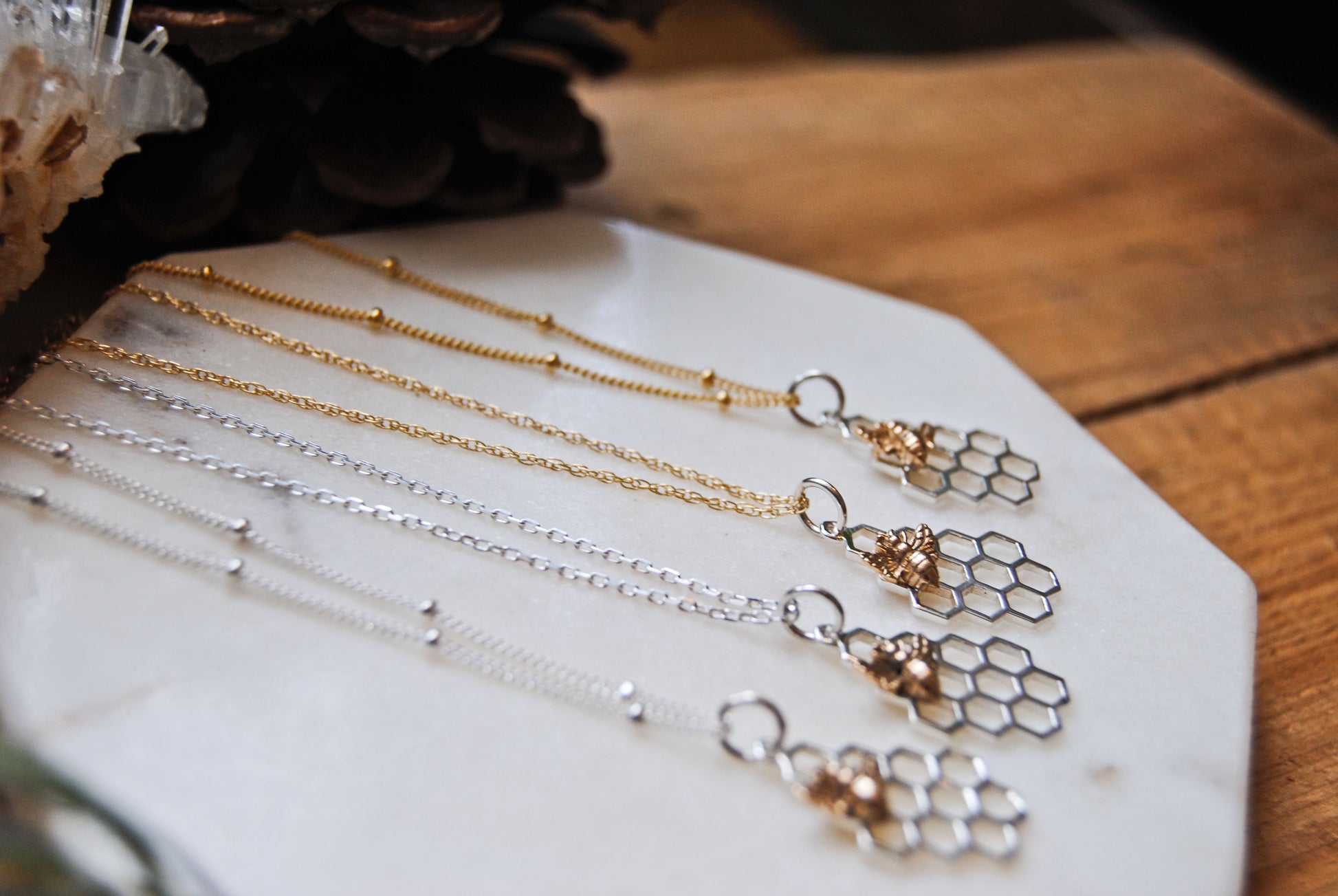 Classic Honey Bee Necklace