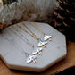 Gold & Silver lightning Bolt Cloud Necklace