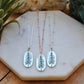 Etched Tall Pine Necklace
