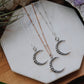 Studded Crescent Moon
