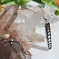 Sterling moon phases bar necklace