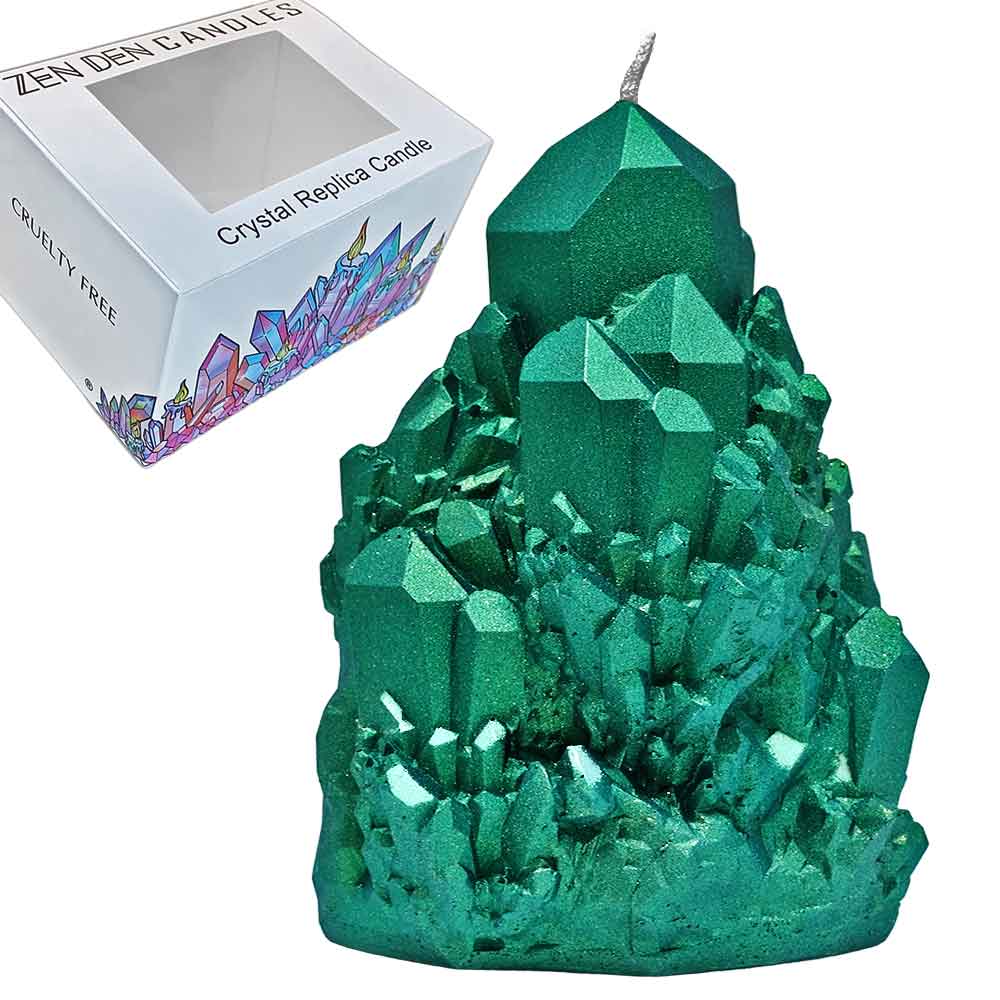 Emerald Shaped Candle