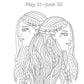Gemini Cosmic Coloring Book