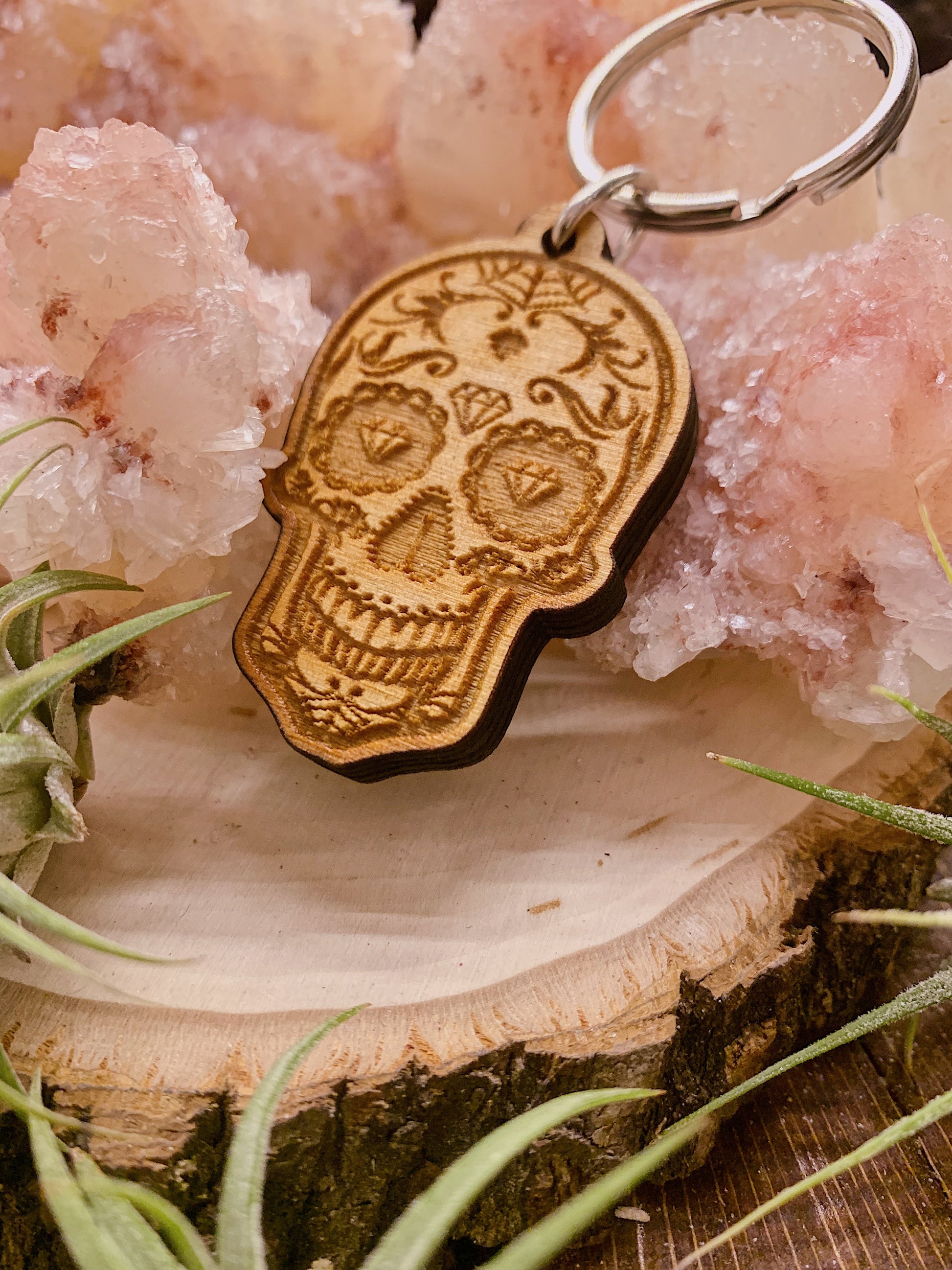 Sugar Skull Key Chain
