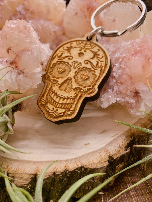 Sugar Skull Key Chain