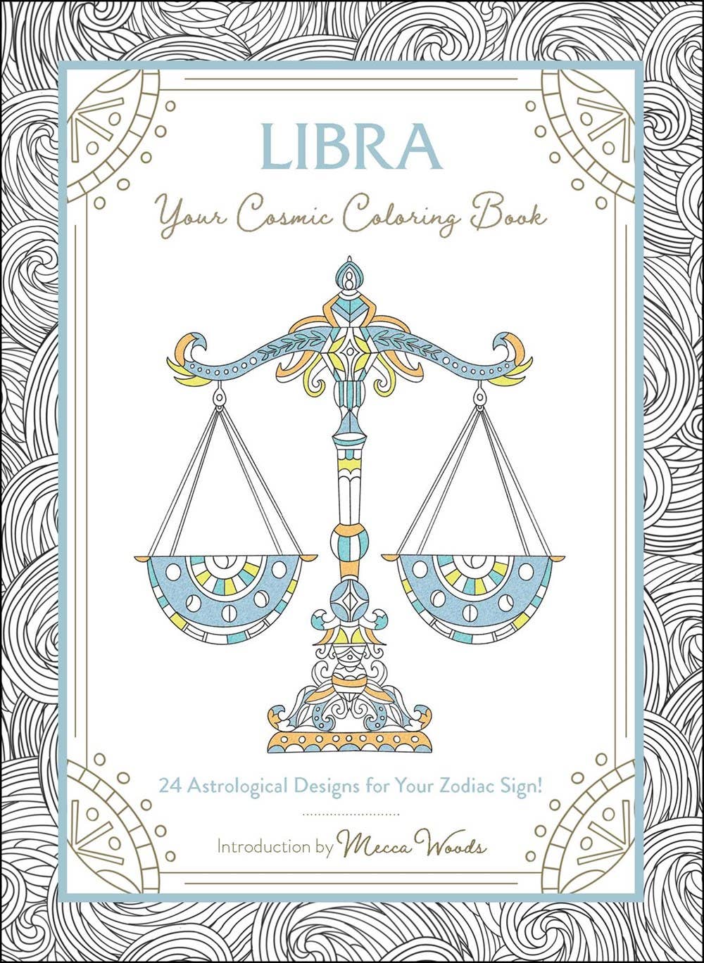 Libra Cosmic Coloring Book