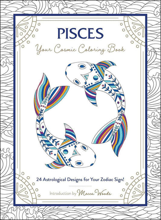 Pisces Cosmic Coloring Book