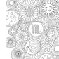 Scorpio Cosmic Coloring Book