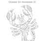 Scorpio Cosmic Coloring Book