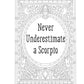 Scorpio Cosmic Coloring Book