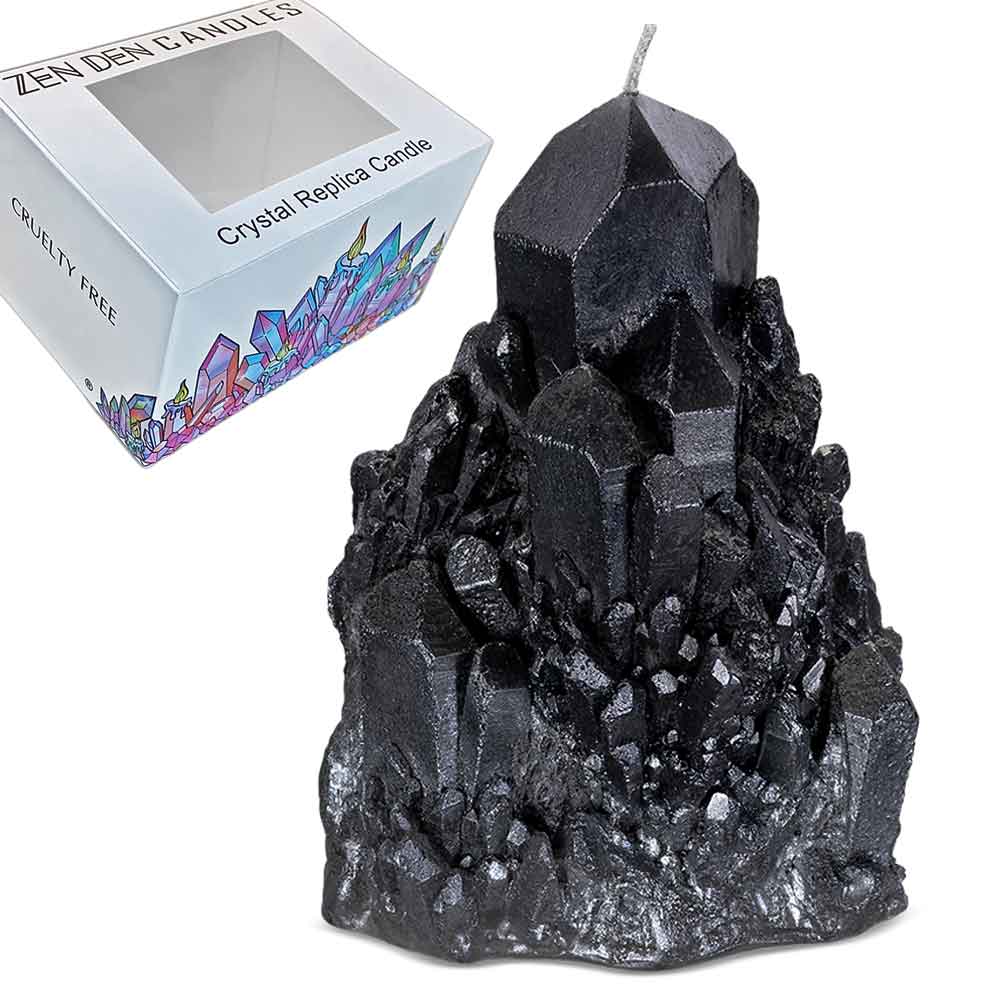 Smokey Quartz Shaped Candle