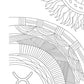 Taurus Cosmic Coloring Book