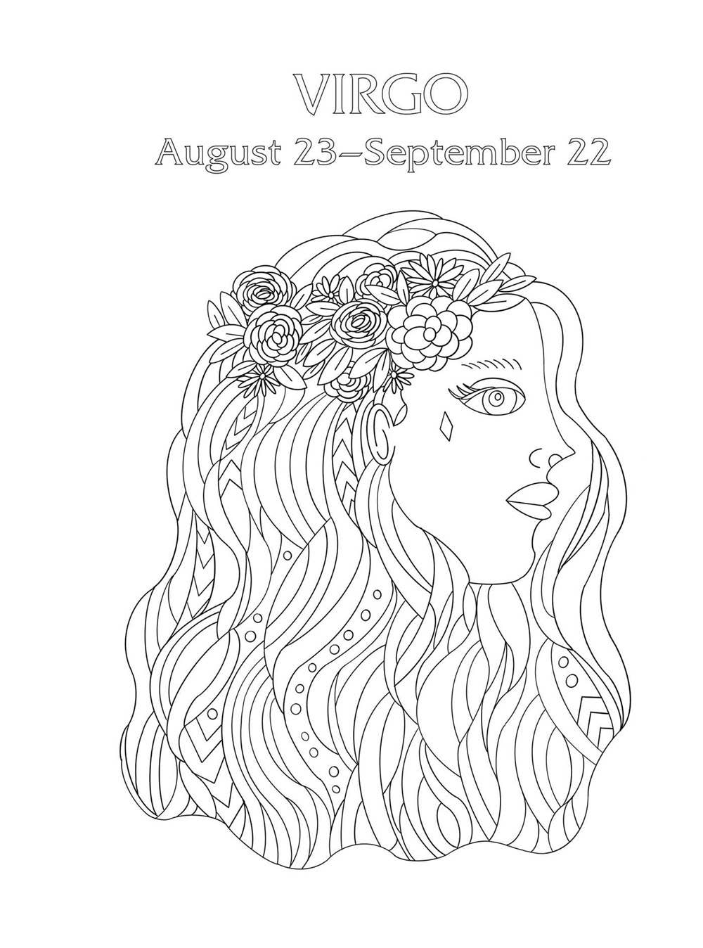 Virgo Cosmic Coloring Book