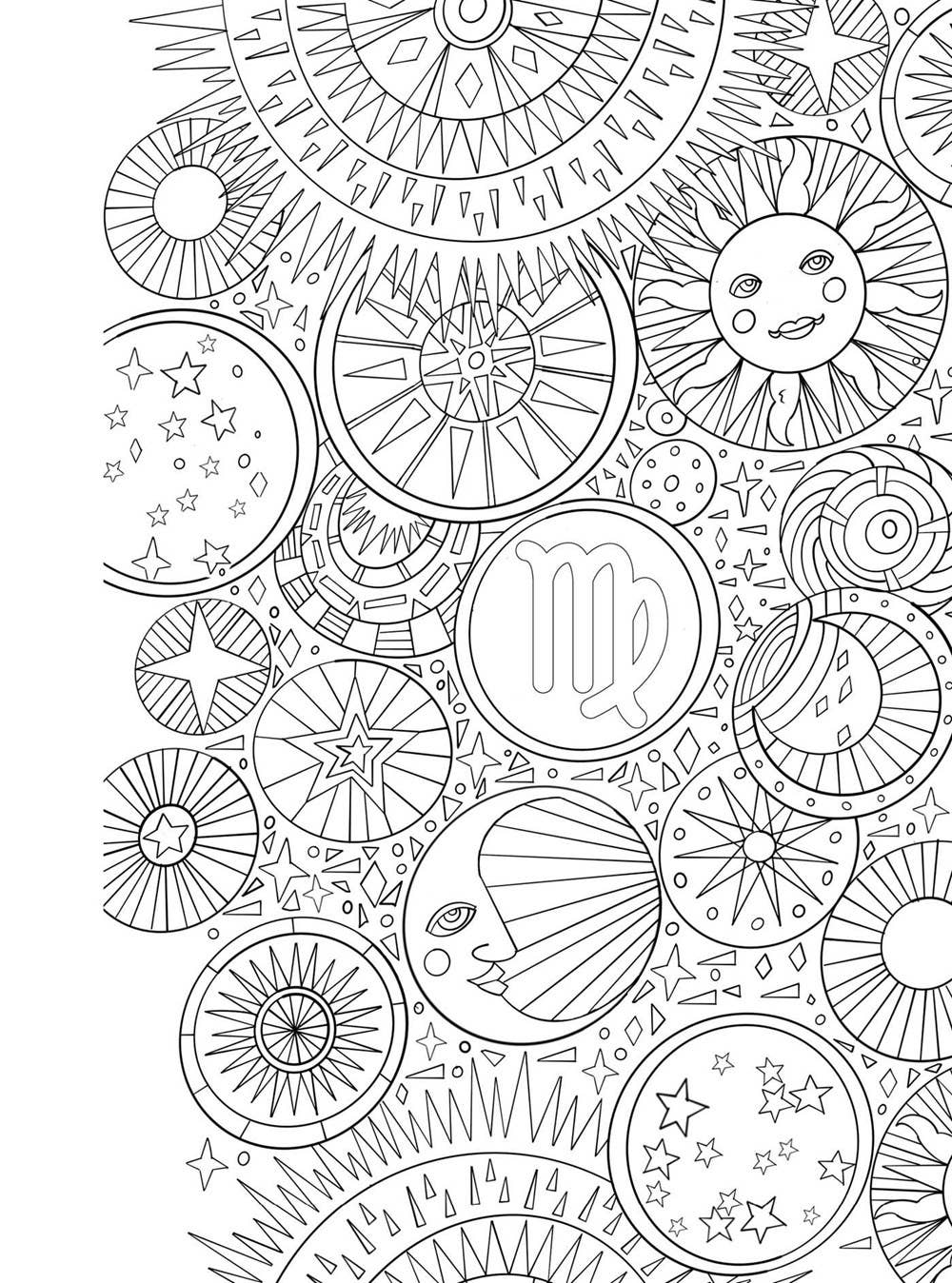 Virgo Cosmic Coloring Book