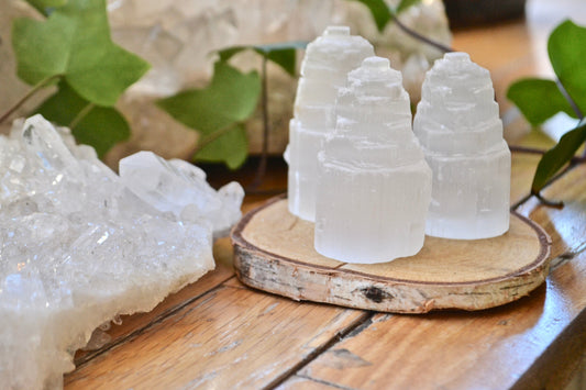 Mini selenite towers