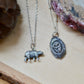Detailed owl and bear necklaces