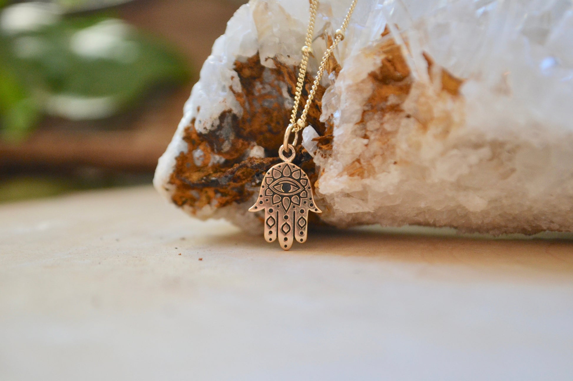 Hamsa with evil eye