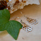 Bee and honey comb earrings