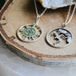 Compass and hiker necklace