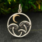 Mixed Metal Mushroom Necklace